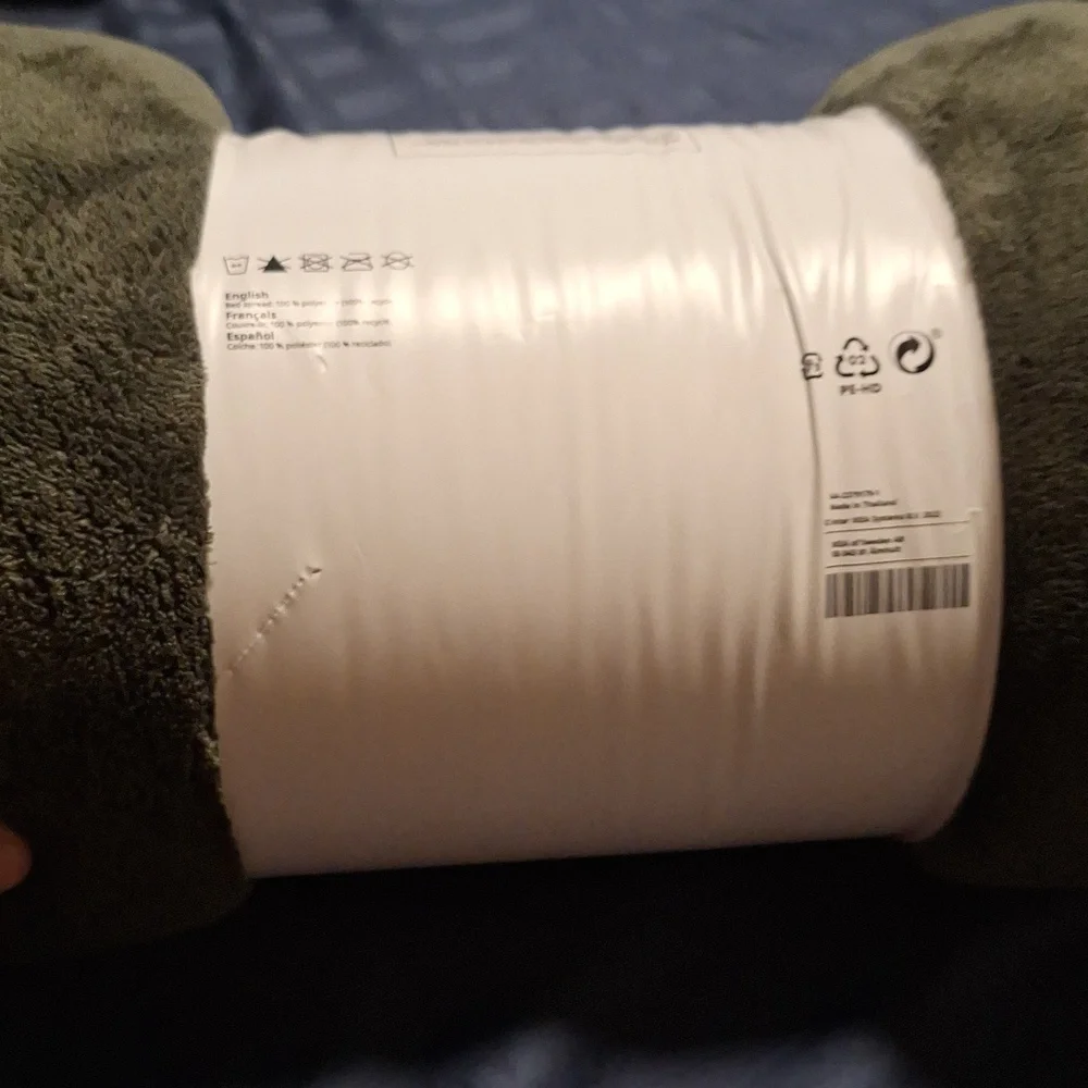 Trattviva IKEA queen/king green/gray bedspread